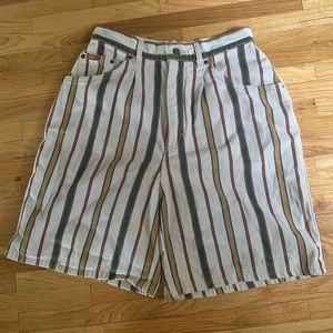Vintage Lees striped high waisted shorts!